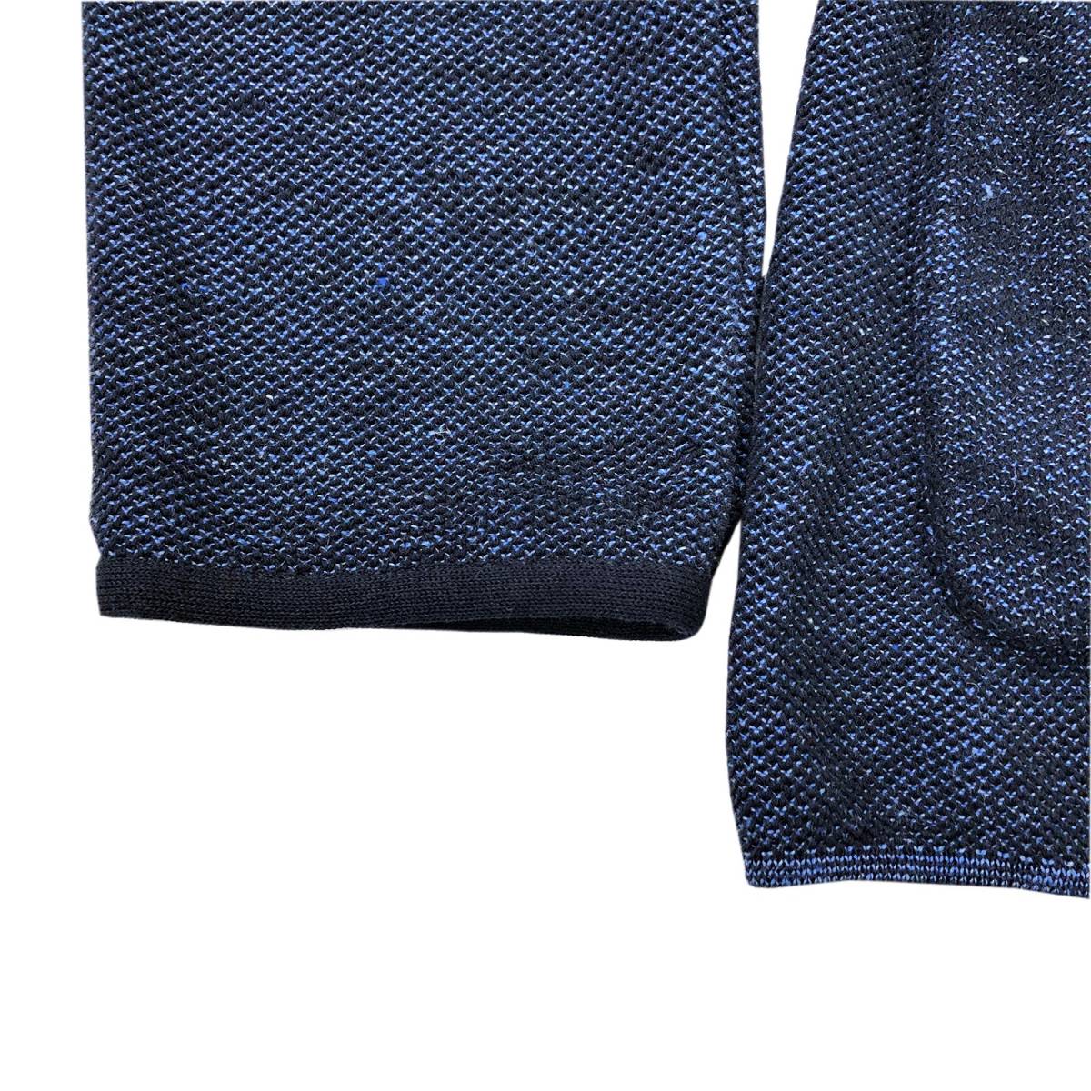 LARDINI ニットテーラードジャケットサマーコットンリネンプートニエール