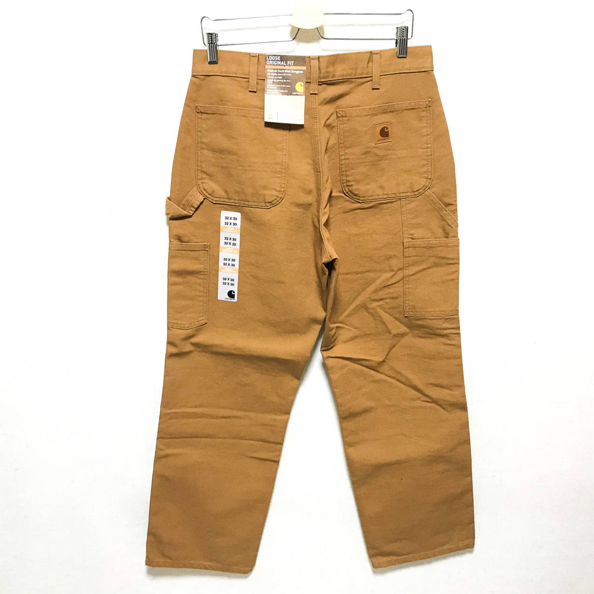 HOT，人気 カーハート 定番 ダック生地 ワークパンツ W32 L30 ズボン 茶色 ペイントパンツ ブラウン(ボトムス)｜売買されたオークション情報、yahooの商品情報をアーカイブ公開 - オークファン 男性用