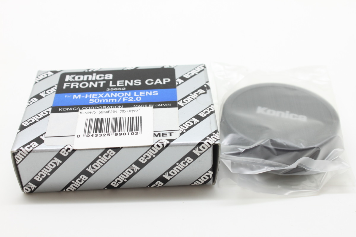 Konica Mヘキサノン 50mmF2 レンズフロントキャップ 品(キャップ Konica Mヘキサノン 50mmF2 レンズフロントキャップ 品(キャップ