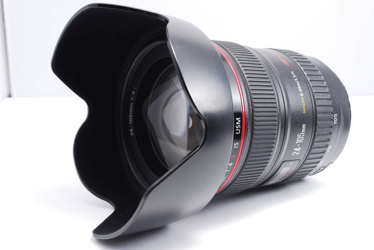 〓外観綺麗 元箱 フード付き〓キャノン Canon EF24-105mm F4L IS USM 