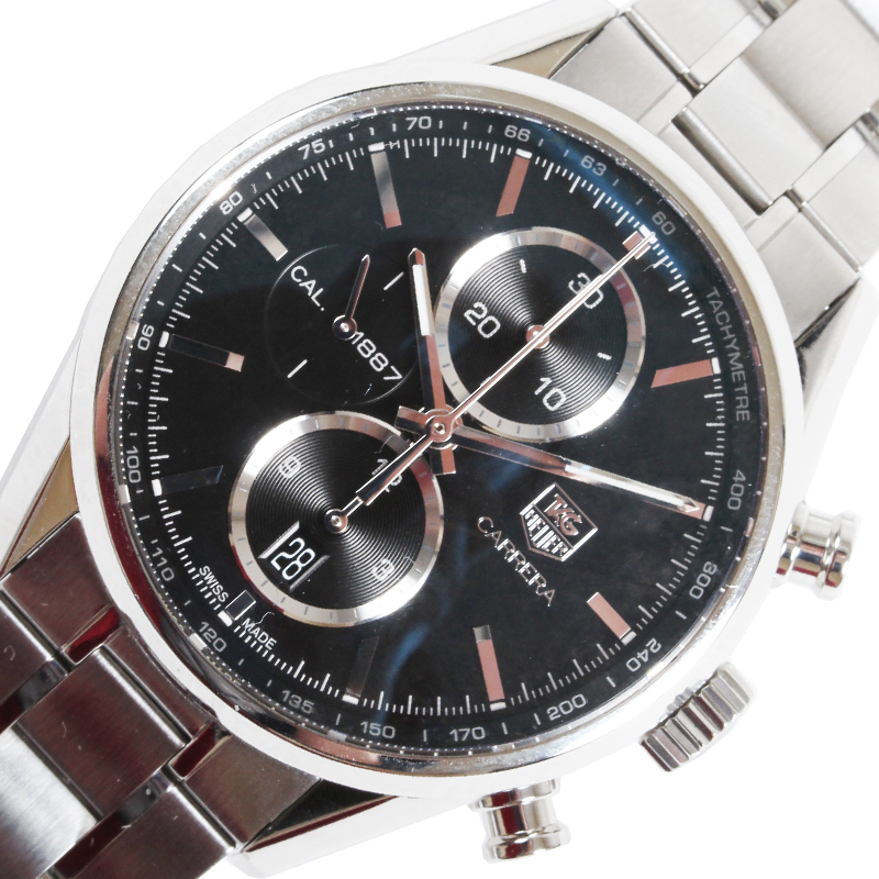 タグ・ホイヤー TAG HEUER カレラクロノ CAR2110-3 自動巻き メンズ 腕時計 中古