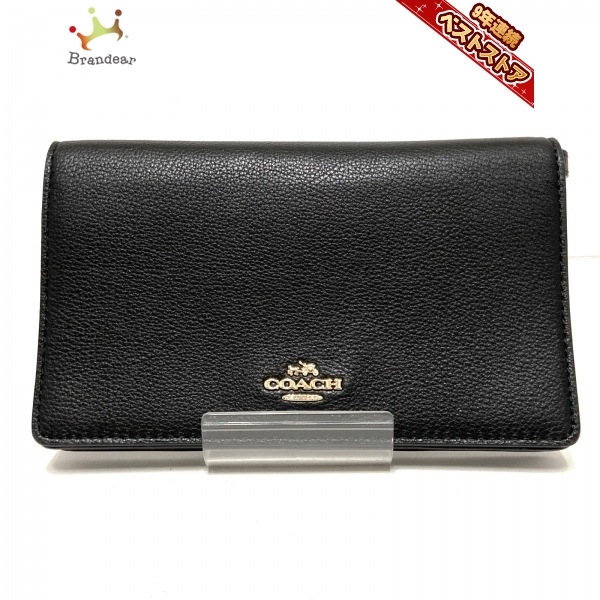 COACH フォルドオーバー アンナ クラッチ - レザー 美品 2WAY 