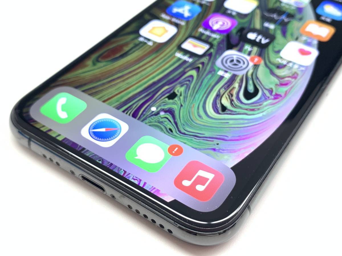 019359◆◇1スタ docomo SIMロック解除済み Apple iPhoneXS 256GB MTE02J/A スペースグレイ 中古品◇◆_2