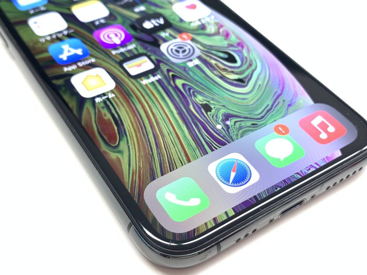 019359◆◇1スタ docomo SIMロック解除済み Apple iPhoneXS 256GB MTE02J/A スペースグレイ 中古品◇◆_5