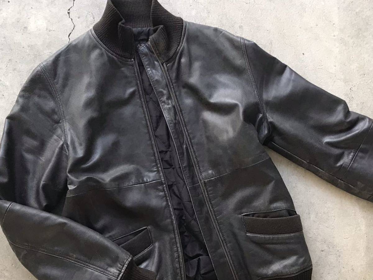 A.P.C アーペーセー　レザージャケットXS　ブラック A.P.C - A.P.C アーペーセー ホース シングルレザーライダース