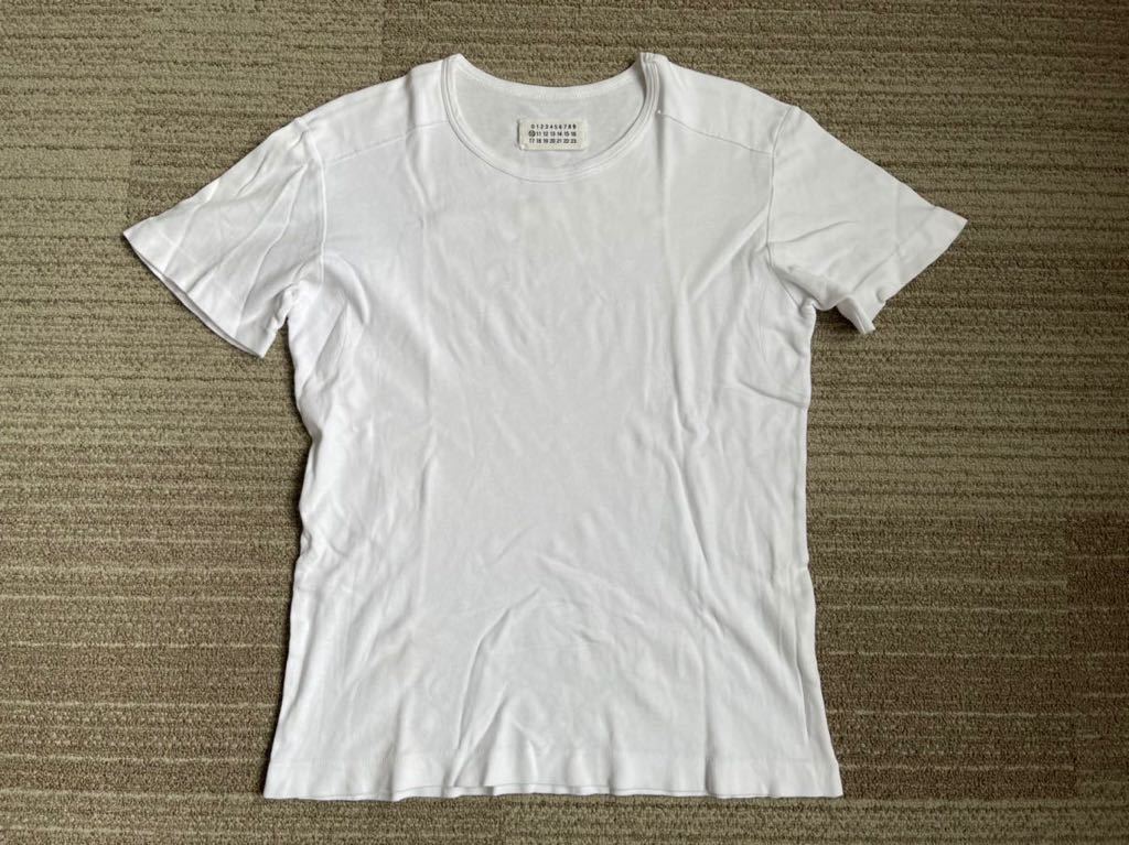 初期 ここのえタグ マルタンマルジェラ 半袖無地Tシャツ 肩幅45/身幅49 