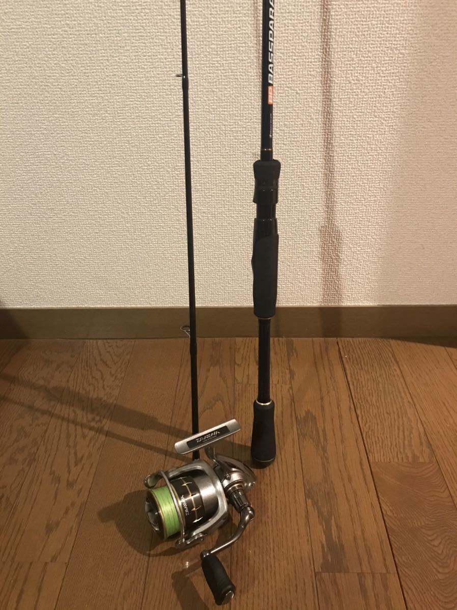 バス用　ロッド&リール　セット　バスパラ　レガリス2506 ベアリング追加済