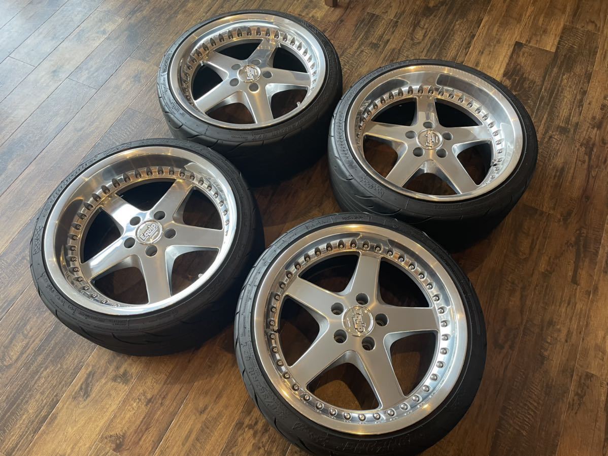 WORK equip エクイップ 当時物 DDCリム 18インチ 8.5j+35 9.0j +