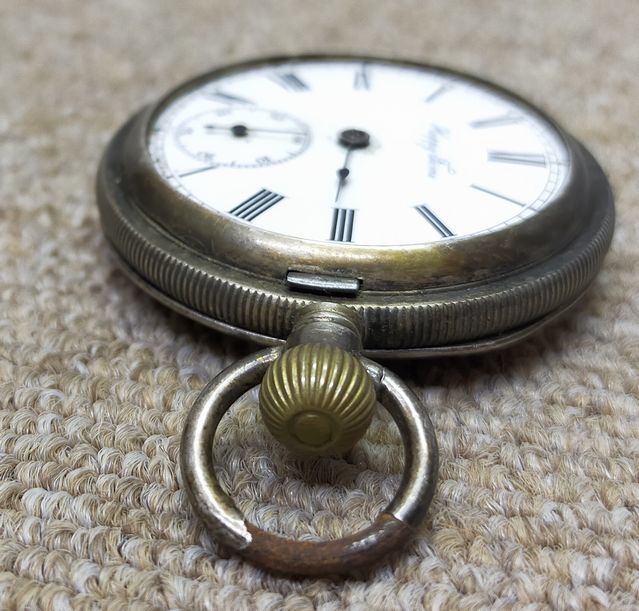 NK472】ジャンク品 精工舎 懐中時計 HAPPY TIME ムーブメント 手巻き