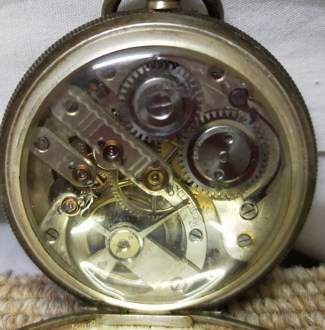NK472】ジャンク品 精工舎 懐中時計 HAPPY TIME ムーブメント 手巻き