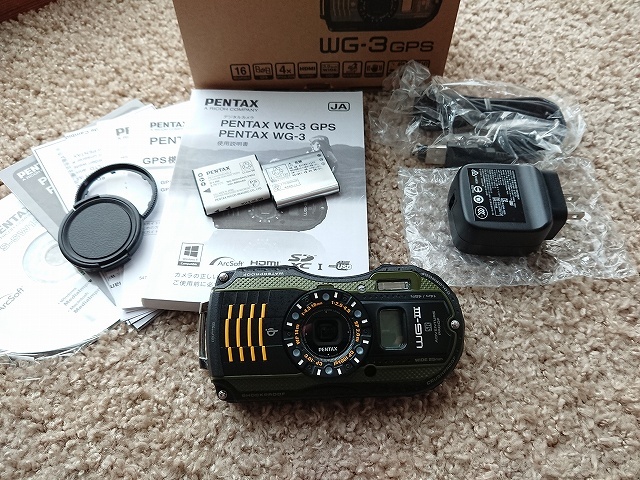□防水デジタルカメラ PENTAX WG-3 GPS 美品！ | 1STSSS.COM