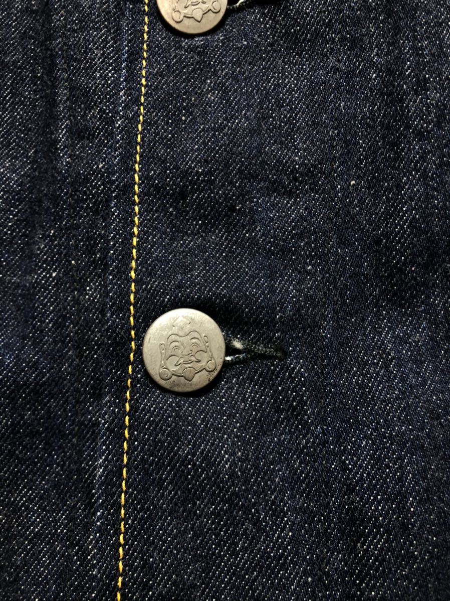 濃紺 □ 旧 EVIS エヴィス □ 鯉釣り 鯛パッチ LOT1118 NO2 デニム