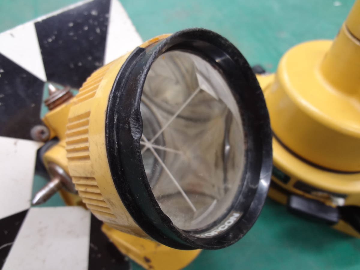 ○TOPCON トプコン EDM ACCESSORIES-3 一素子プリズム 測量 ターゲット 