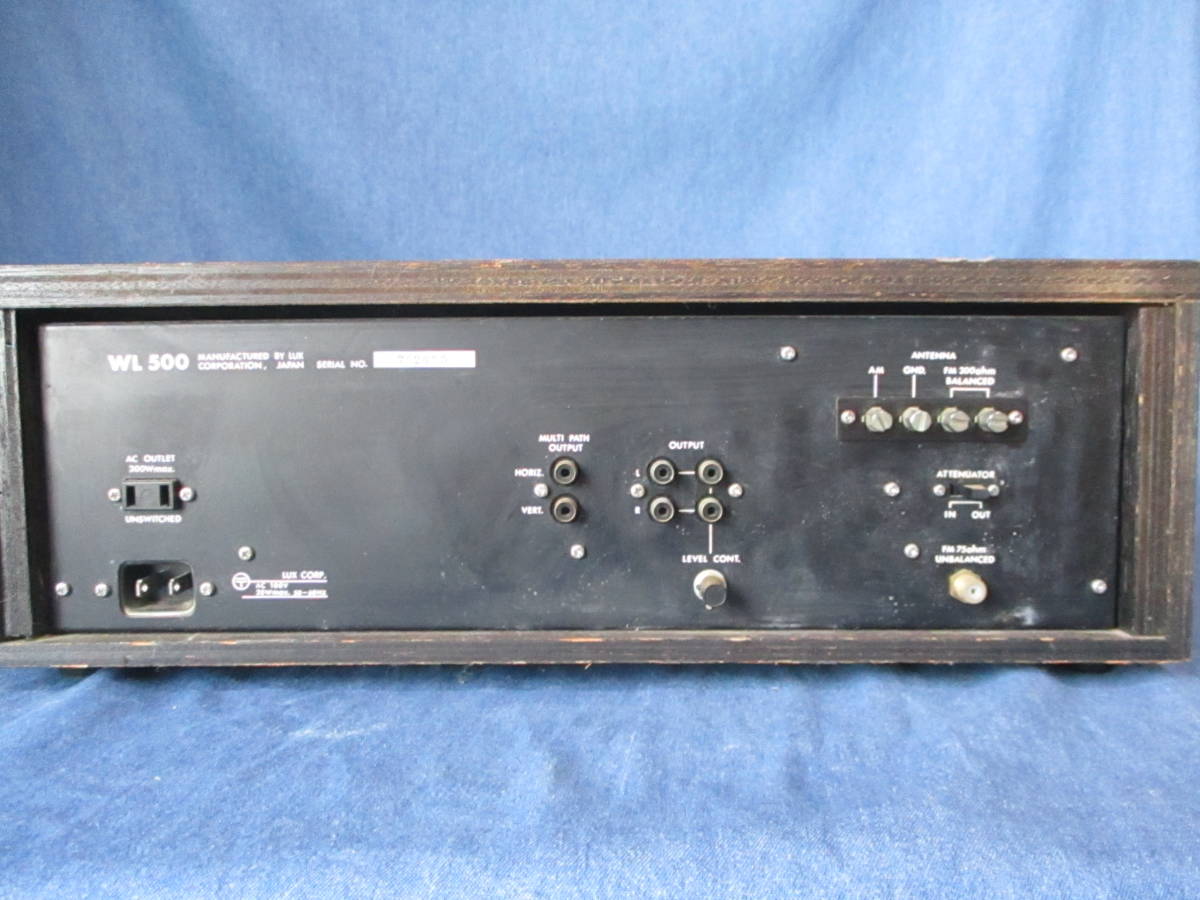LUXMAN WL500 中古品 FM⁄AMチューナー オーディオ専門店AVBOX - Yahoo