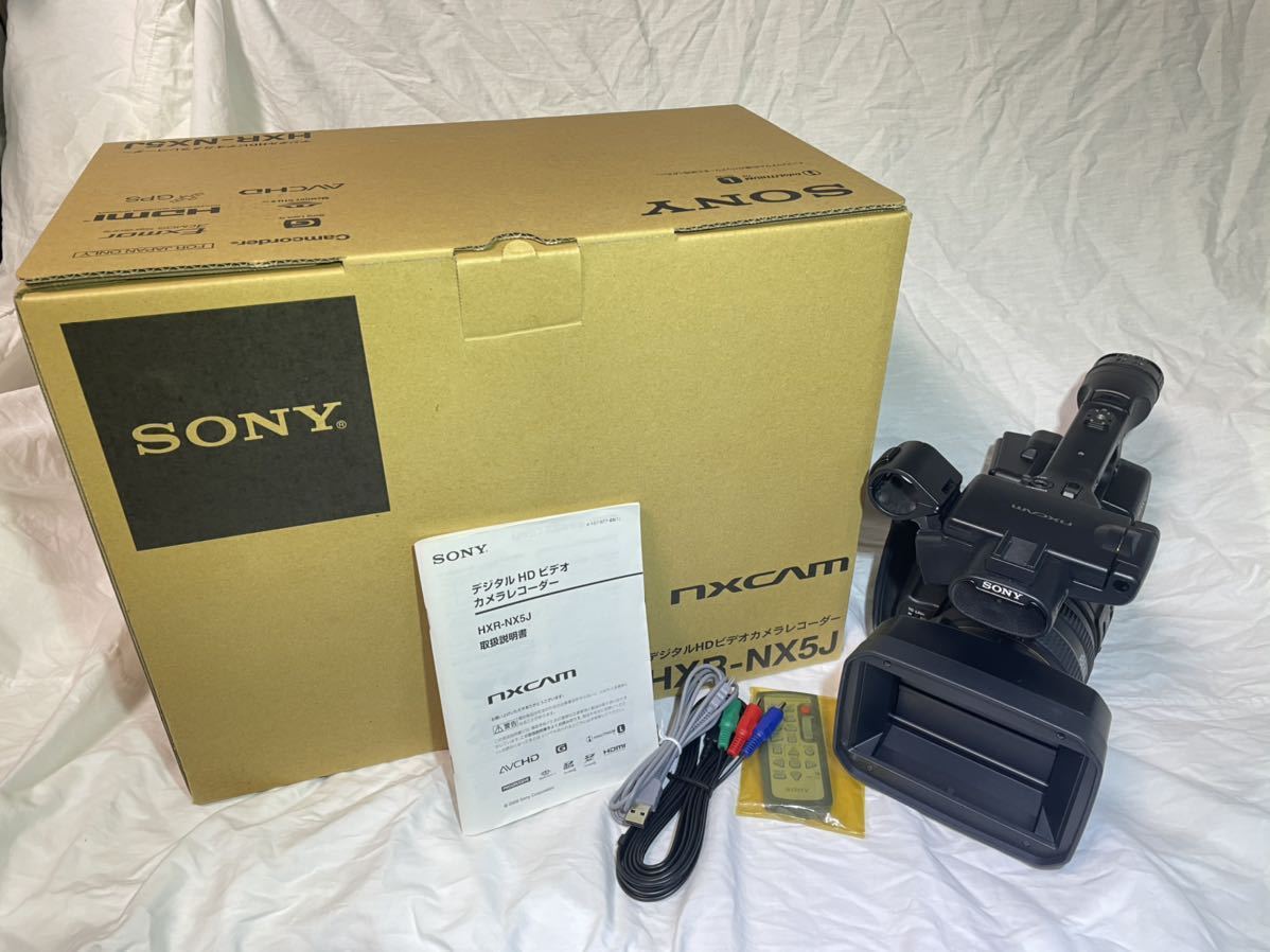 HXR-NX5J SONY ソニー 映像 通電時間25x10H HDV □SONY HXR-NX5J