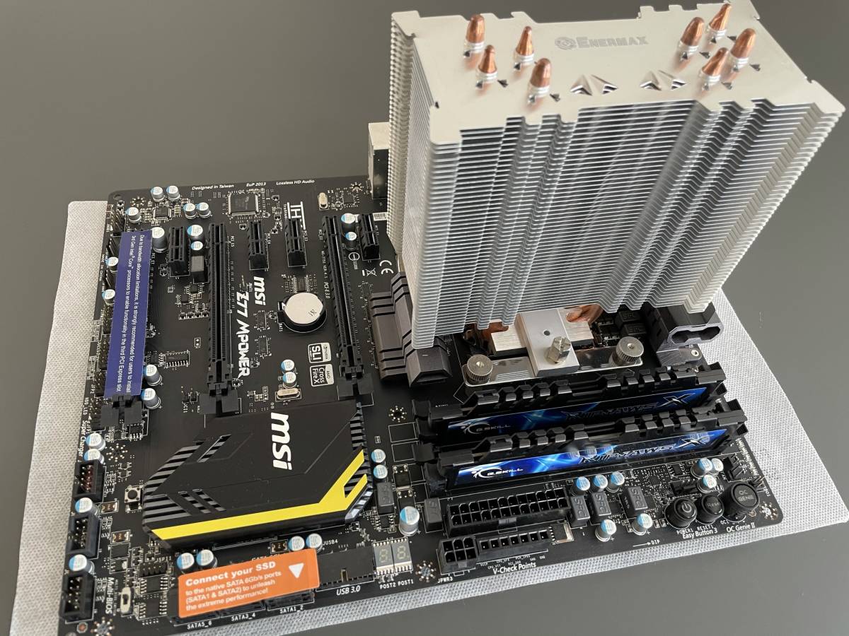 core i7-3770K/マザーボード Z77 MPower/メモリDDR3 8GB×2