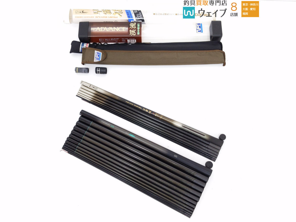 NFT NFアドバンス 渓流 硬中硬 61、ダイワ 早霧 抜 硬調硬 54