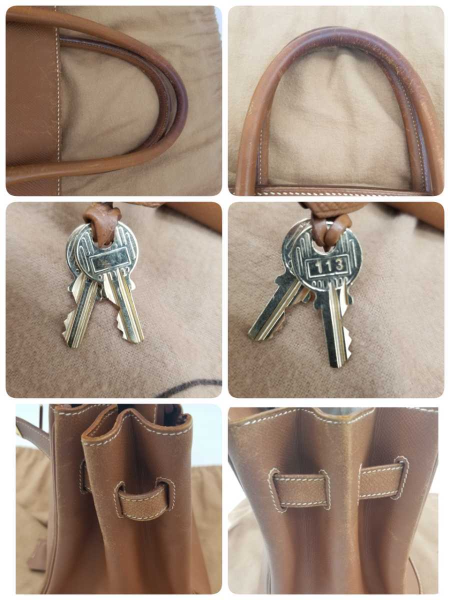 HERMES エルメス バーキン35 ハンドバッグ ジャンク ヴァッシュ