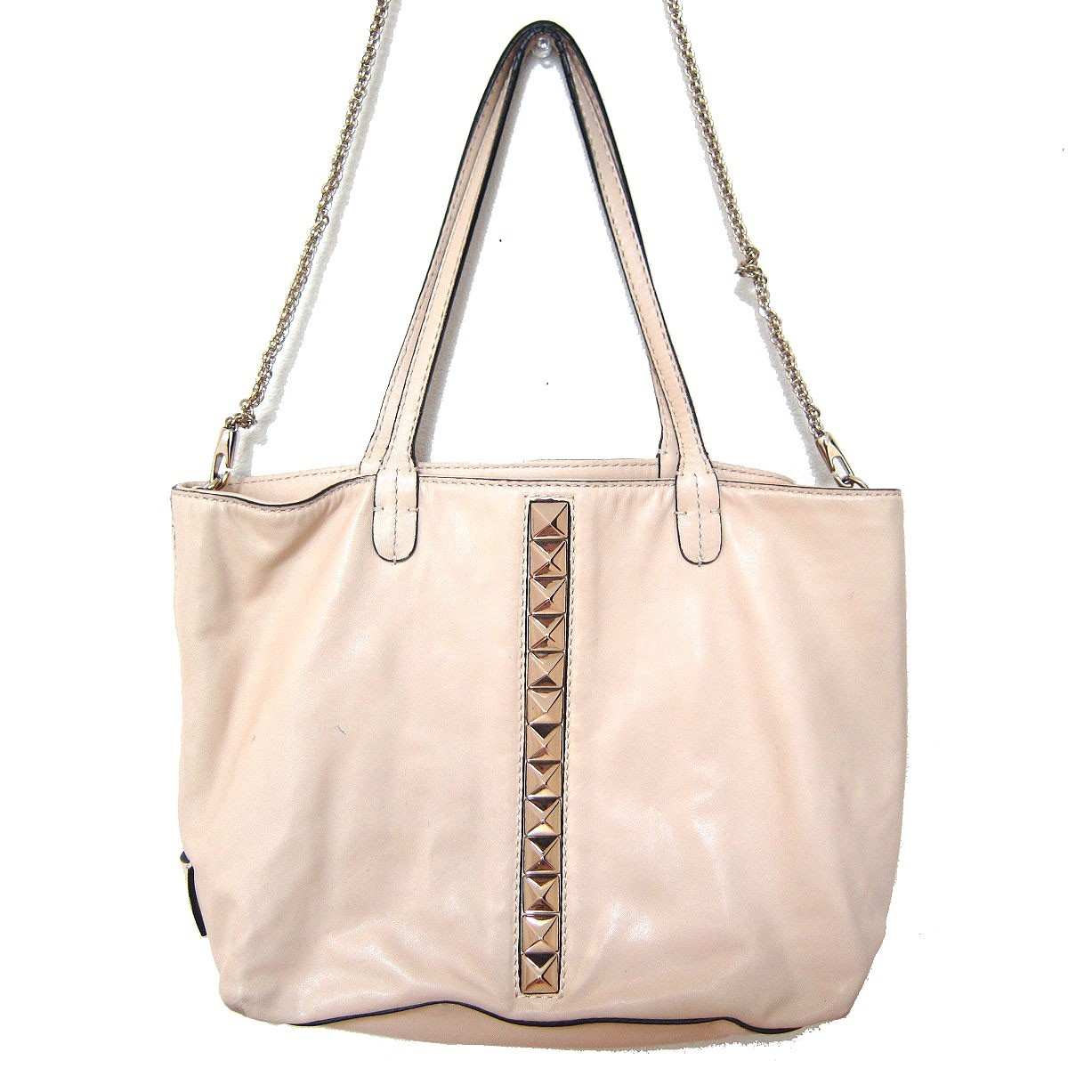 VALENTINO ヴァレンティノ ロックスタッズ レザー 2way チェーン 