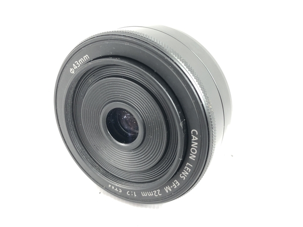 【ジャンク】Canon EF-M 22mm 1:2 STM 単焦点レンズ Canon EF-M 22mm F2 STM 単焦点 カメラ レンズ ジャンク S5594535