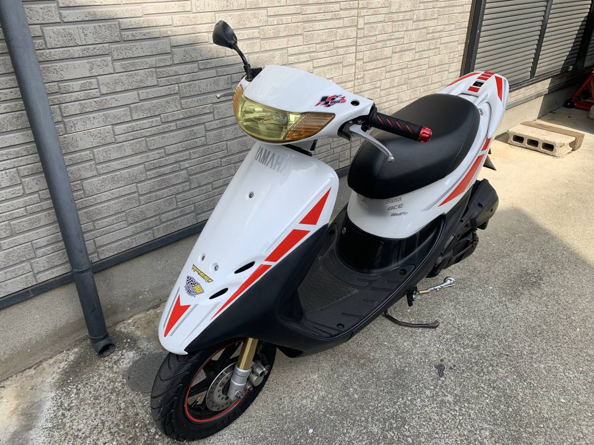 ホンダDio ZX原付二種登録ストロボカラーロッシカスタム