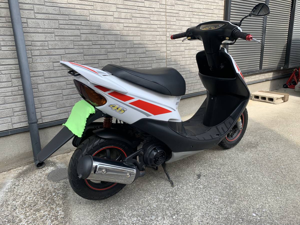 ホンダDio ZX原付二種登録ストロボカラーロッシカスタム