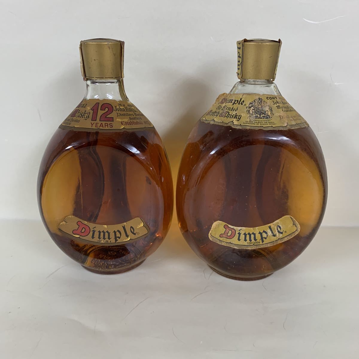 ディンプル スコッチウイスキー 12年ピンチ 古酒 2本セット 飲料