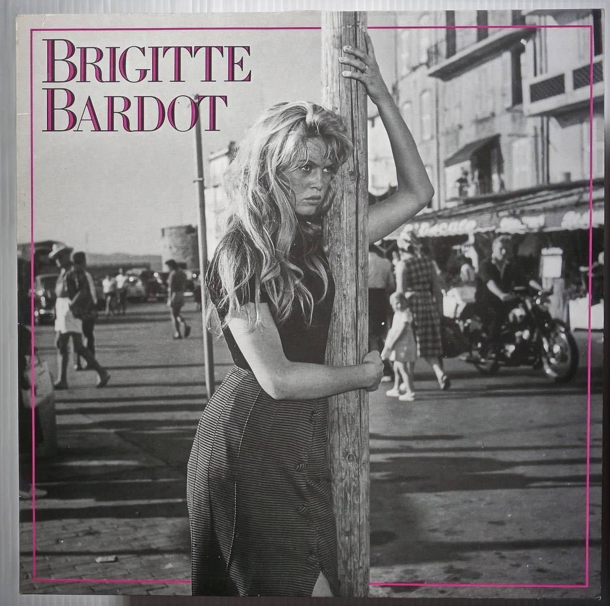 希少 フランス盤 LP BRIGITTE BARDOT ブリジット・バルドー 美女ジャケ Je T'Aime Moi Non Plus (Remix 86) With Serge Gainsbourg