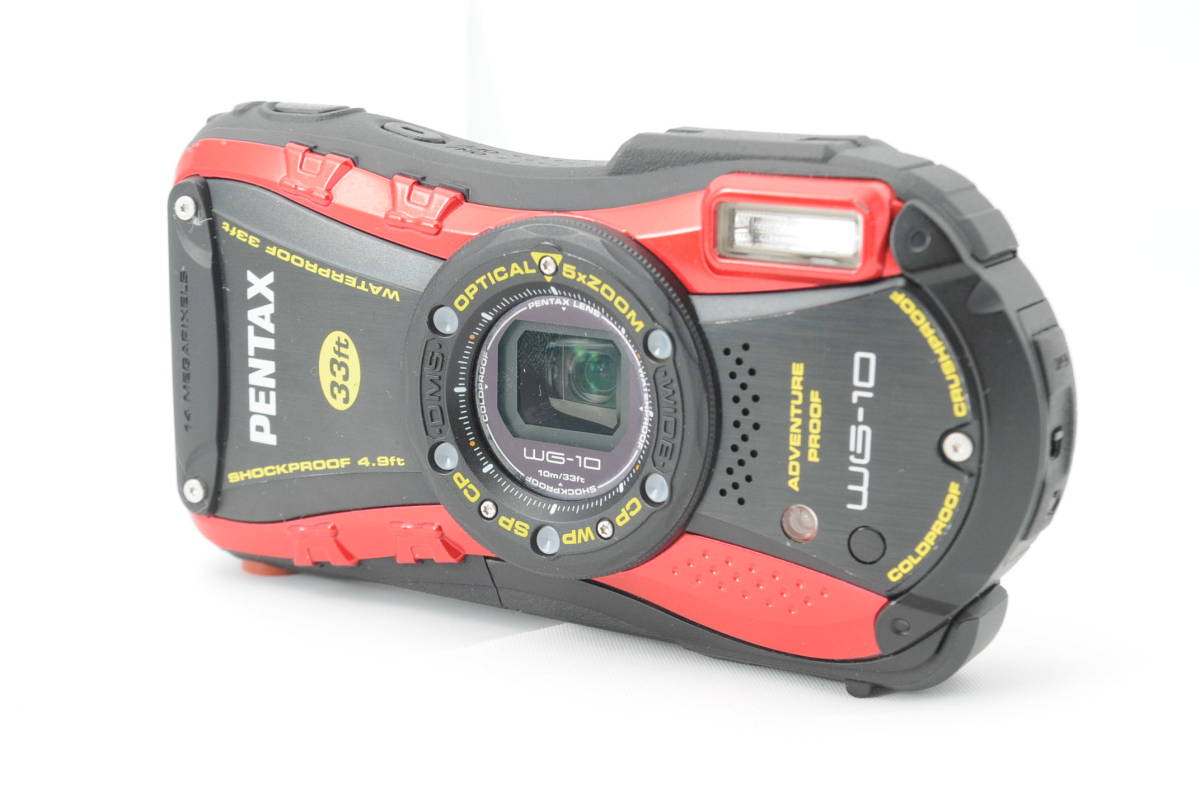 低価，安い 3000円相当付属品有り PENTAX ペンタックス PENTAX WG-10 レッド ワンオーナー品 保管品 美コンディション #98(ペンタックス)｜売買されたオークション情報、yahooの商品情報をアーカイブ公開 - オー ペンタックス