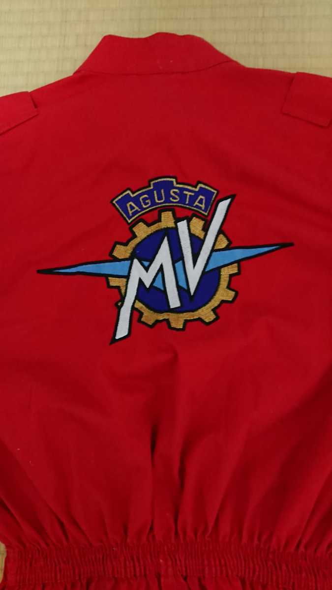 MVアグスタ 作業着 つなぎ オールインワン 汚れあり MV AGUSTA CRC
