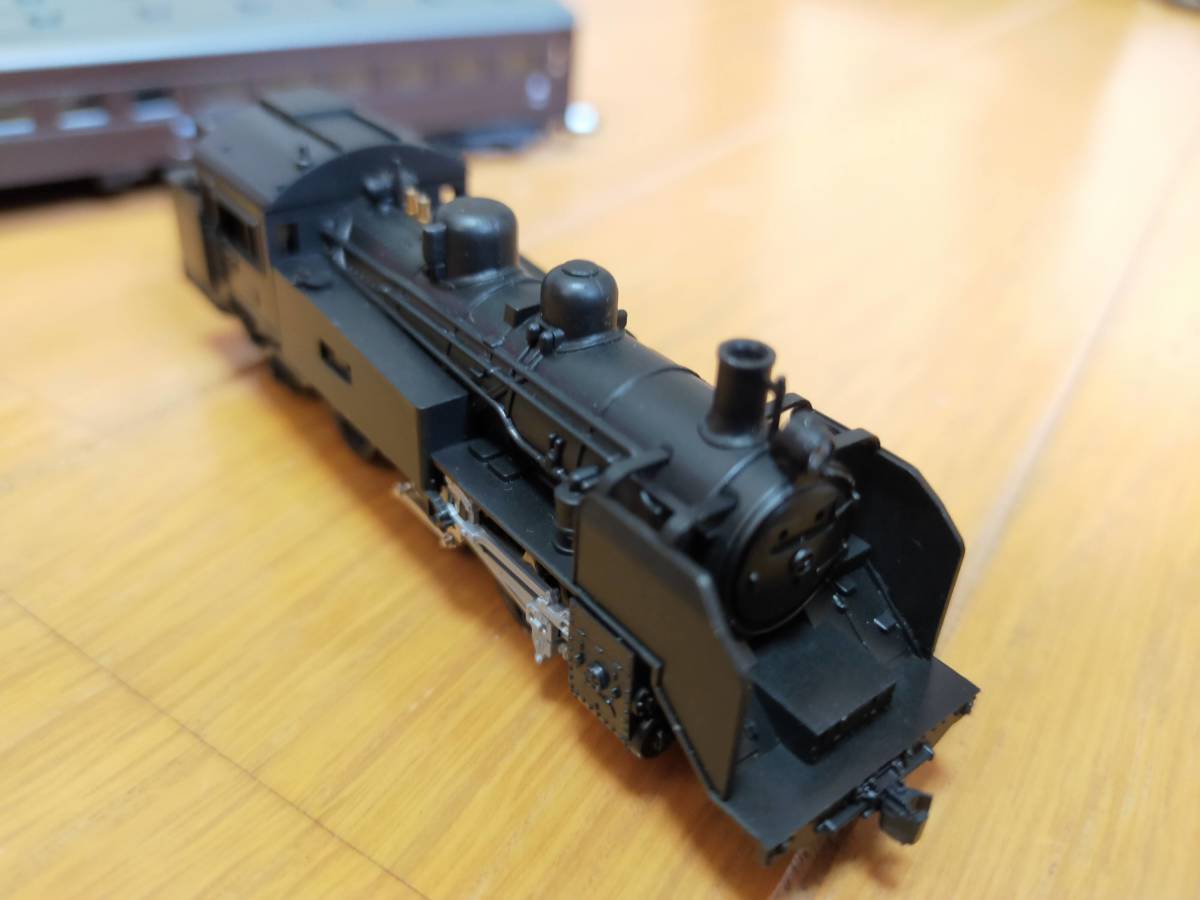 蒸気機関車 Ｎゲージ　2台　ジャンク(m16） C11 : ジャンクNゲージ 旧型客車5両＋C11蒸気機関車セット Nゲージ