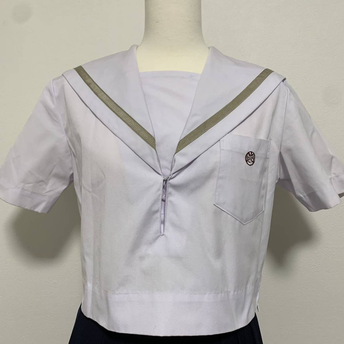 愛知県立天白高等学校/コスプレ衣装/女子制服/女子学生服/夏/半袖/セーラー服/金線一本