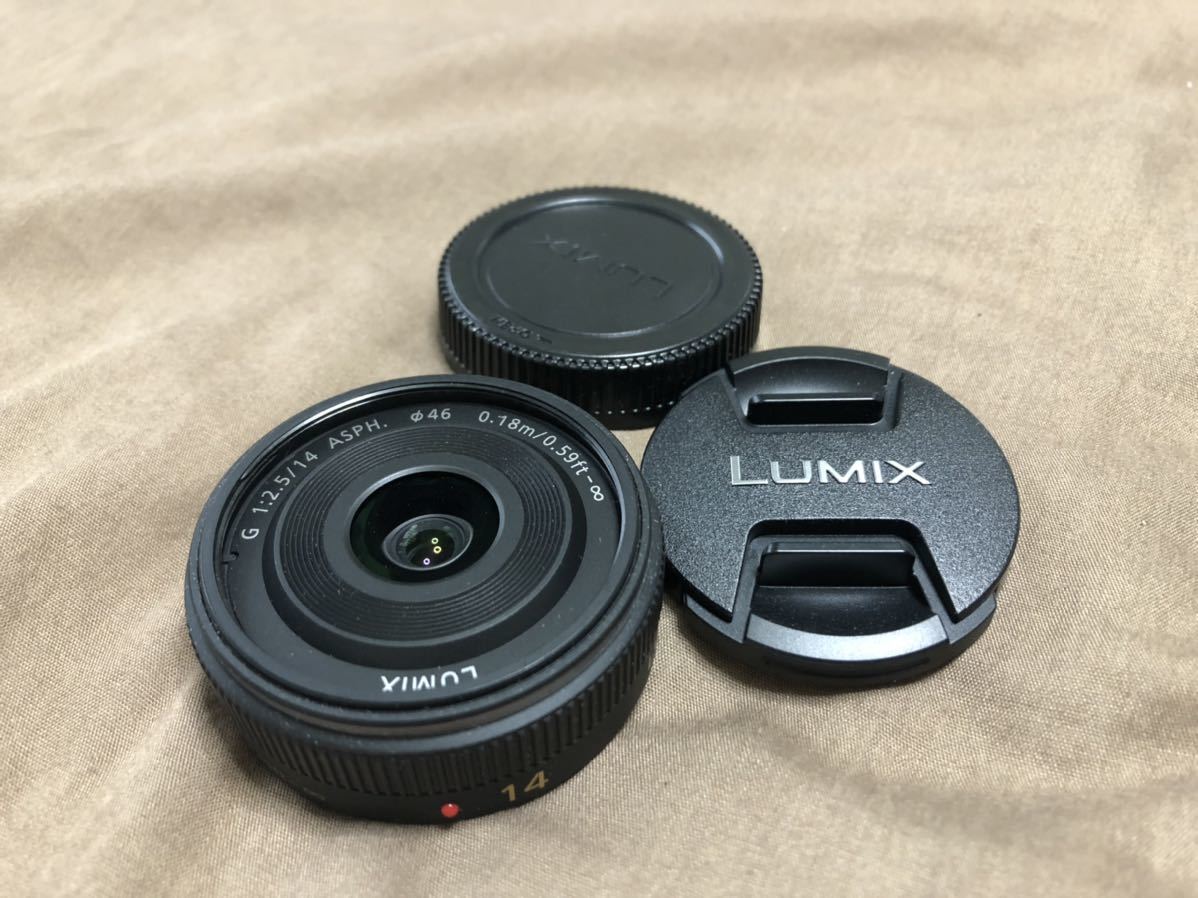 カメラ パンケーキ単焦点☆パナソニック LUMIX G 14mm F2.5