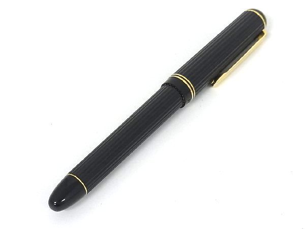 1円 ■極美品■ PILOT パイロット 万年筆 ペン先14K 585 14金 筆記用具 ステーショナリー ブラック系×ゴールド系 I9666Xk