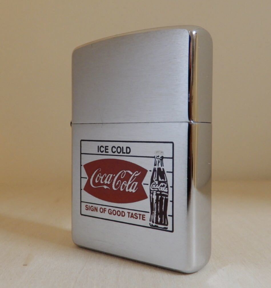 Zippo Coca-Cola - | 未使用級Zippo ビンテージ コカ・コーラ2002年製 