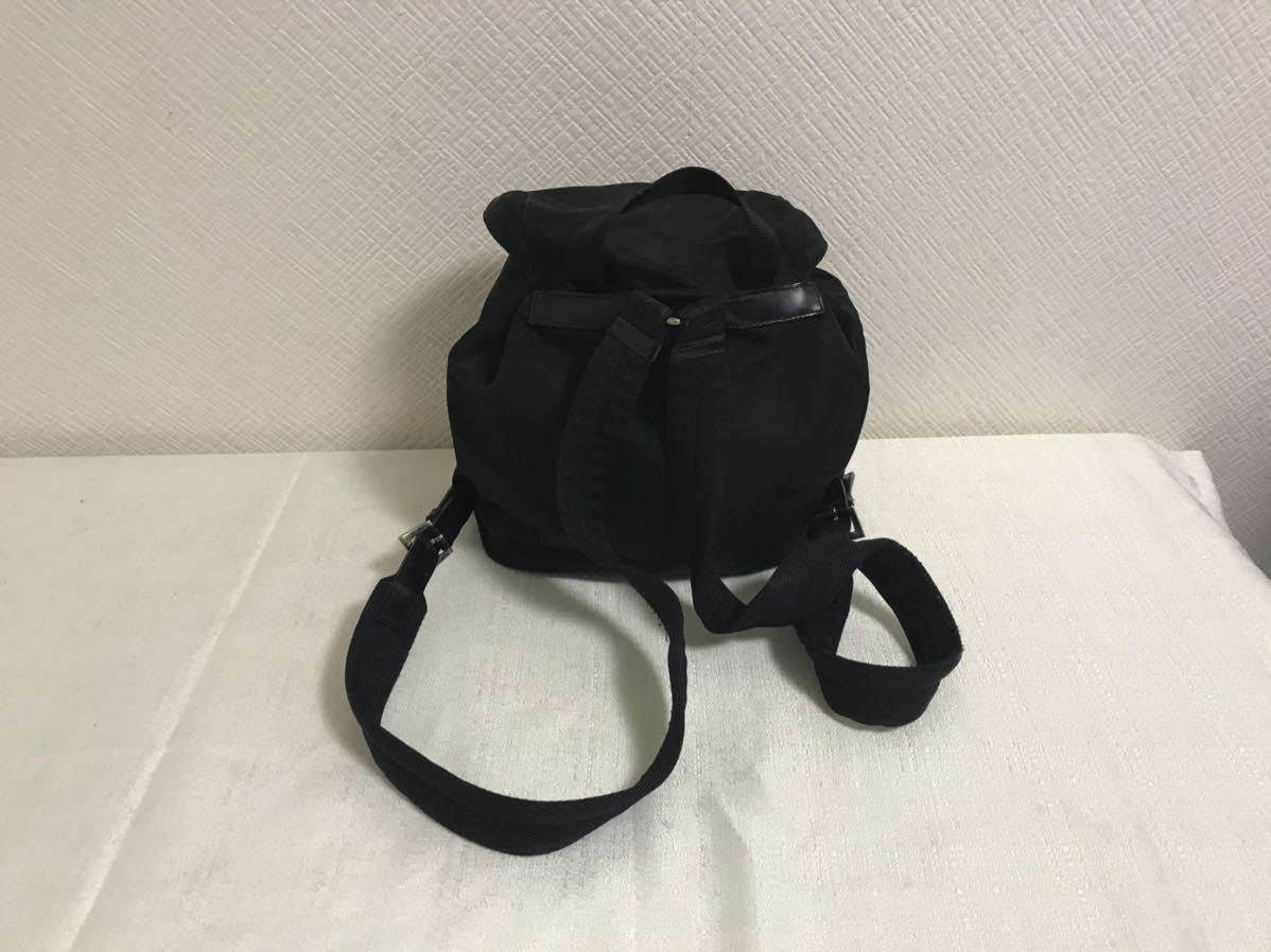 本物プラダPRADA本革レザーナイロンミニリュックバッグビジネスバック 