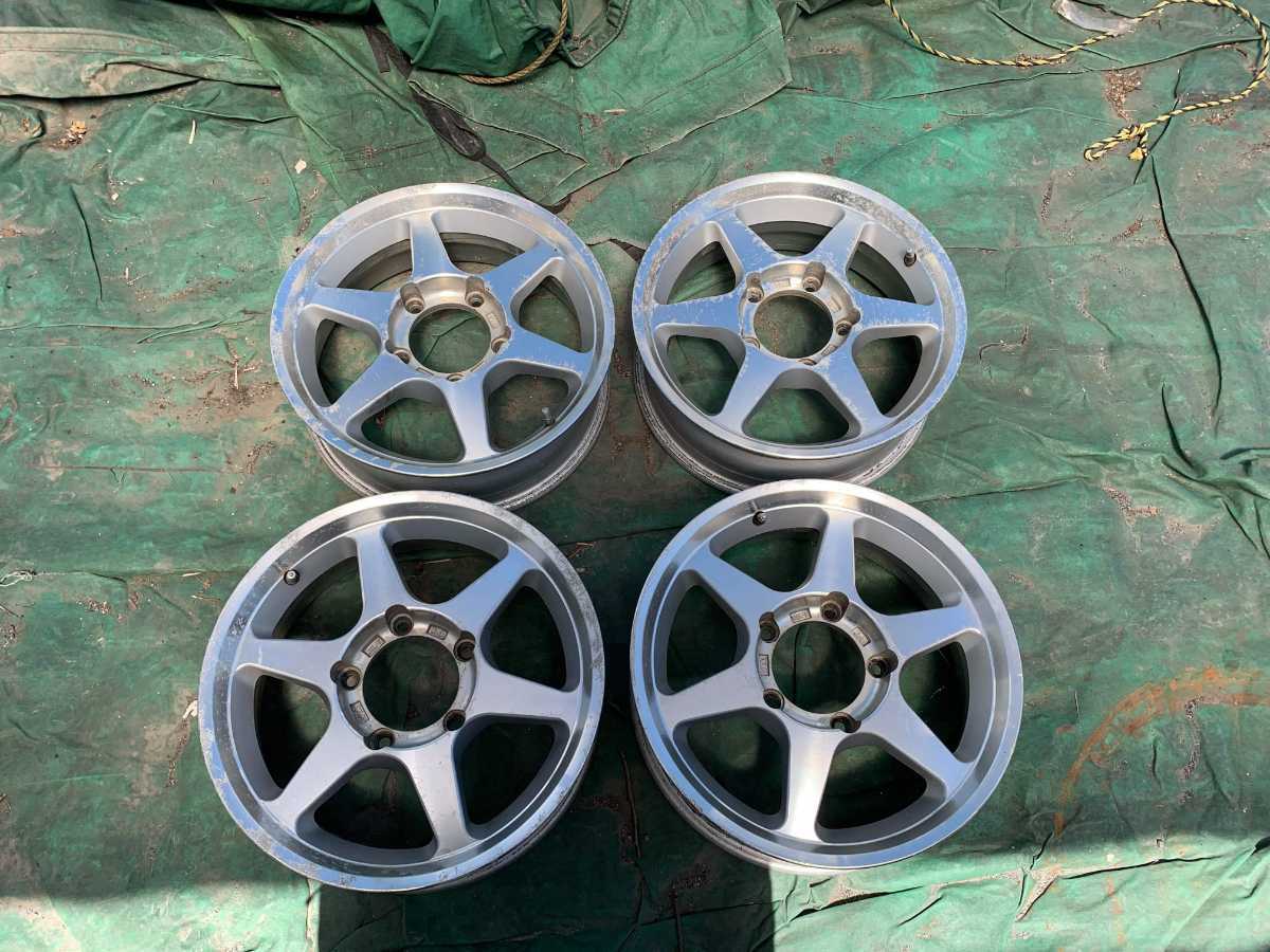 ホイール 4本セット jimny ja11 jb23 r16 5，5jj offset+20 5h139.7