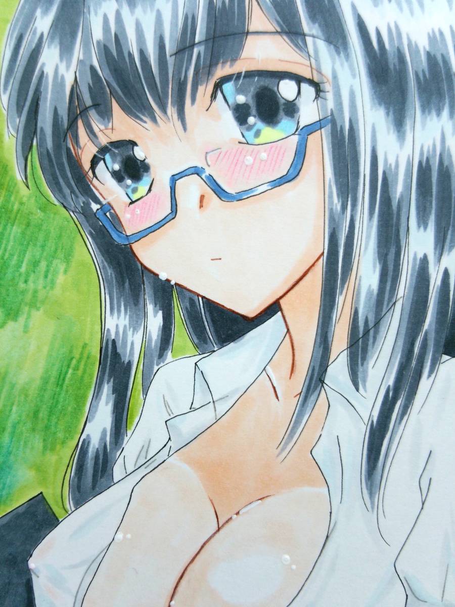 手描きイラスト オリジナル 女教師 教室 手描きイラスト 売買されたオークション情報 Yahooの商品情報をアーカイブ公開 オークファン Aucfan Com