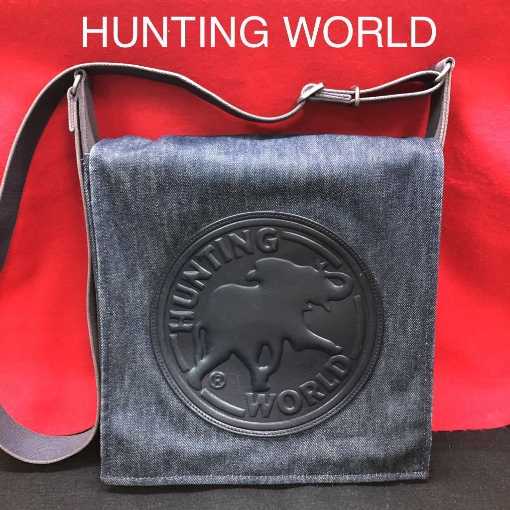 【■逸品■】デニム メッセンジャーショルダーバッグ★HUNTING WORLD HUNTING WORLD ハンティングワールド D-S&frasl;M ヨドバシ.com ONLINE