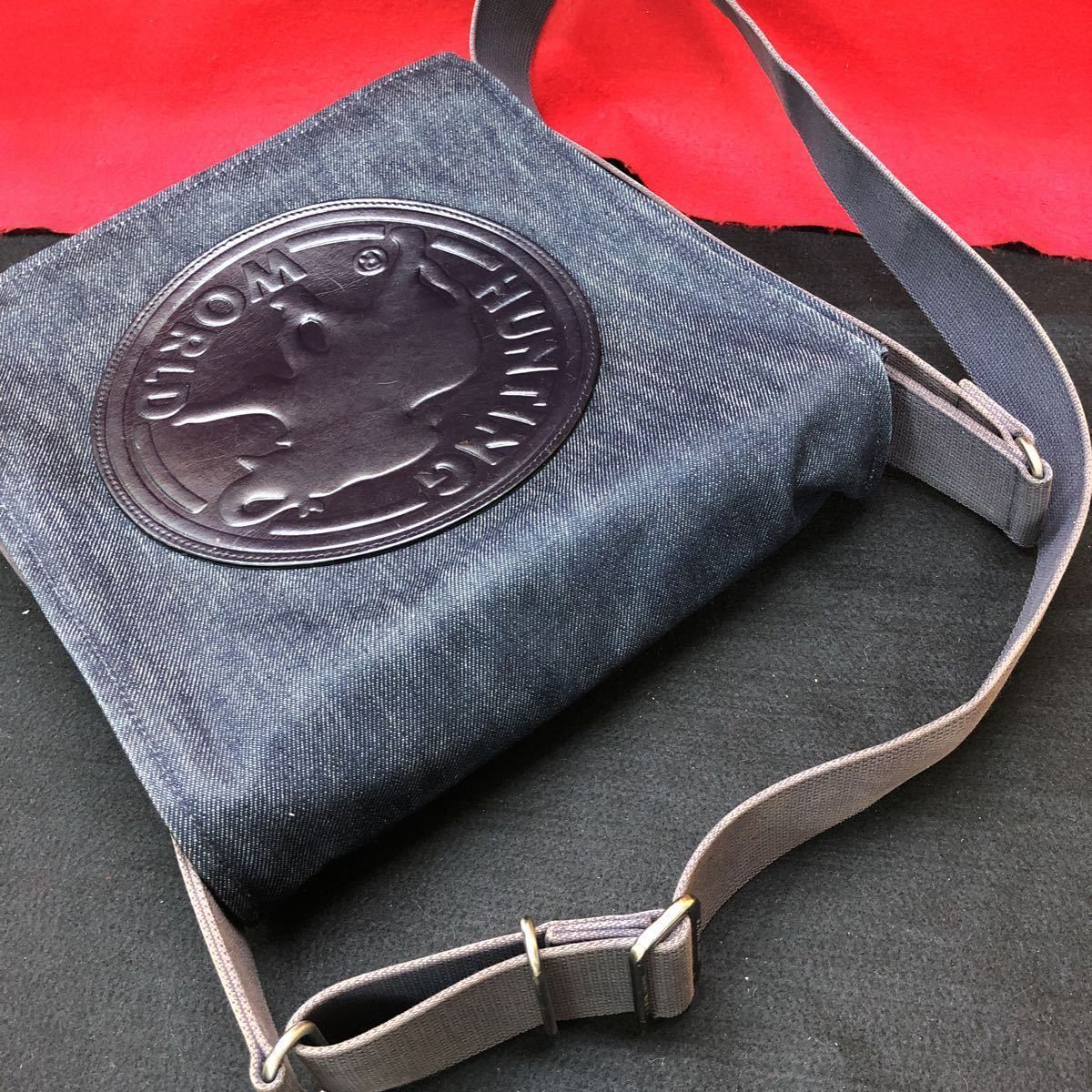 【■逸品■】デニム メッセンジャーショルダーバッグ★HUNTING WORLD HUNTING WORLD ハンティングワールド D-S&frasl;M ヨドバシ.com ONLINE