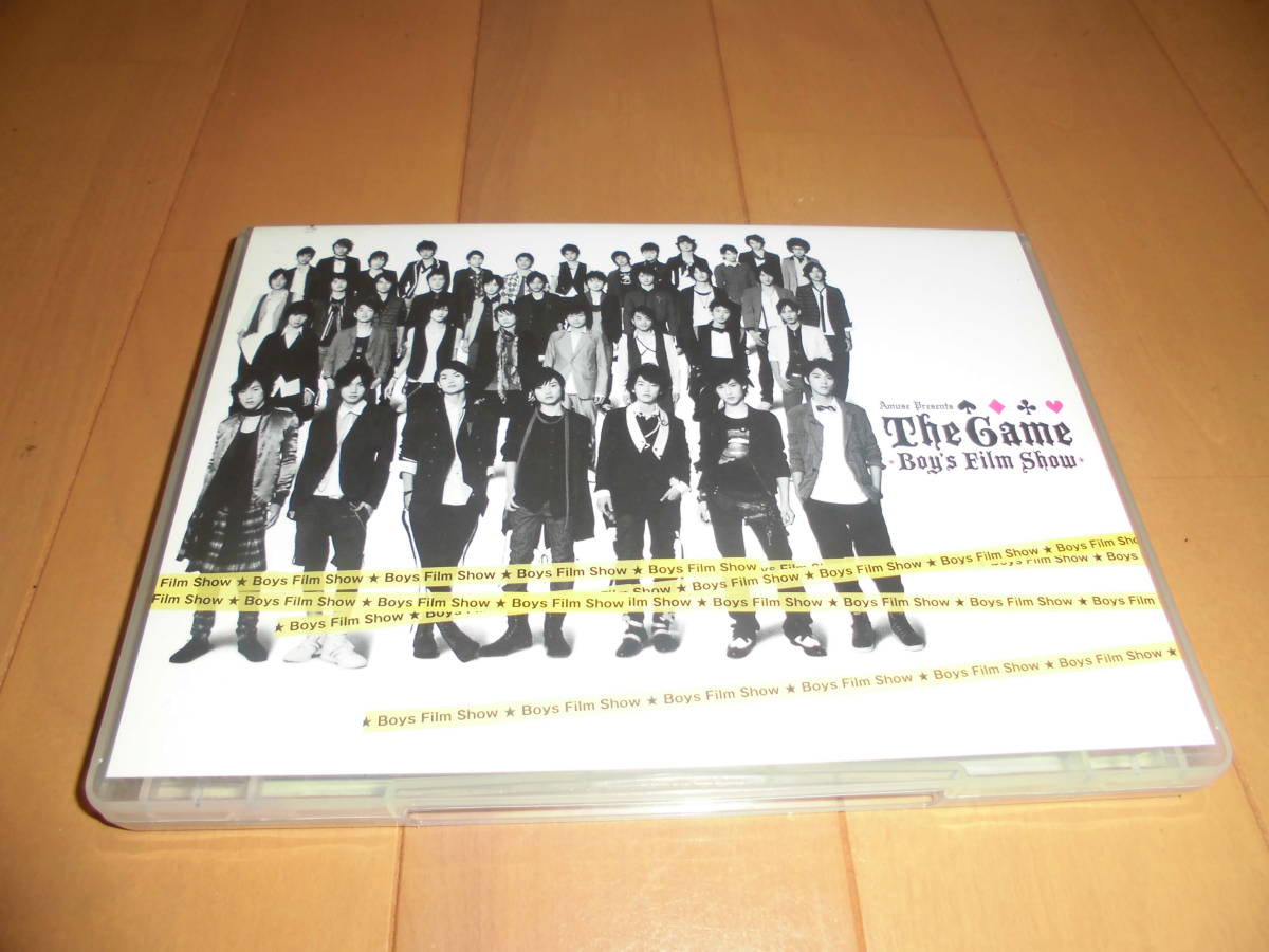 ▽貴重DVD！廃盤【 THE GAME ～Boy's Film Show～ 】2枚組！アミューズ