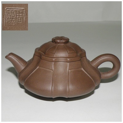 在銘 朱泥 急須 中国美術 煎茶道具 【GM】 唐物 朱泥 急須 宜興