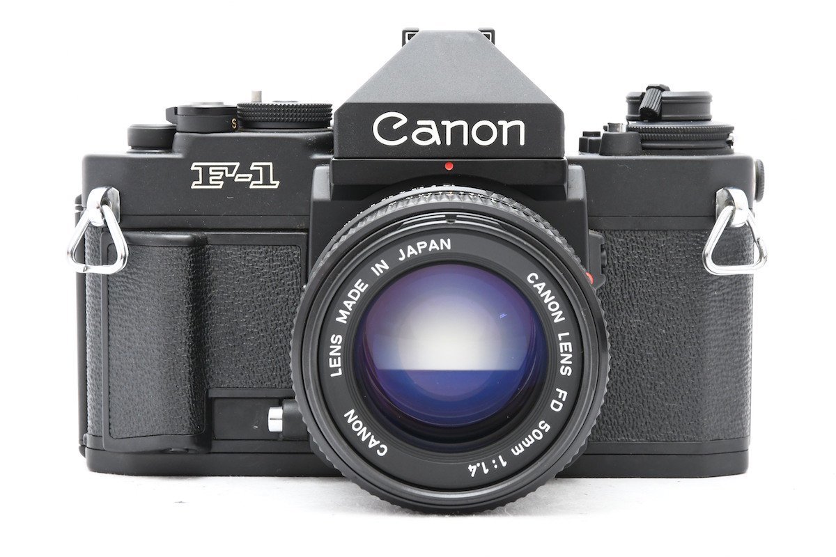 ◇ Canon キヤノン NEW F-1 + CANON LENS FD 50mm F1.4 フィルムカメラ