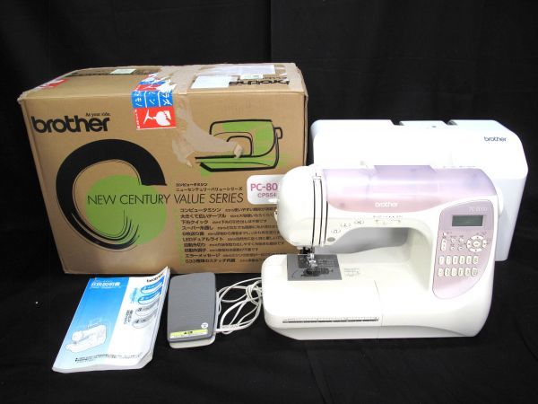 1000円スタート ミシン brother ブラザー PC-8000 CPS5451 ハンドクラフト 手工芸 JJ30023