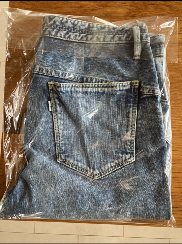 DWELLER 5P JEANS DROPPED FIT C/P 12.5oz DENIM STRETCH VW P3842 