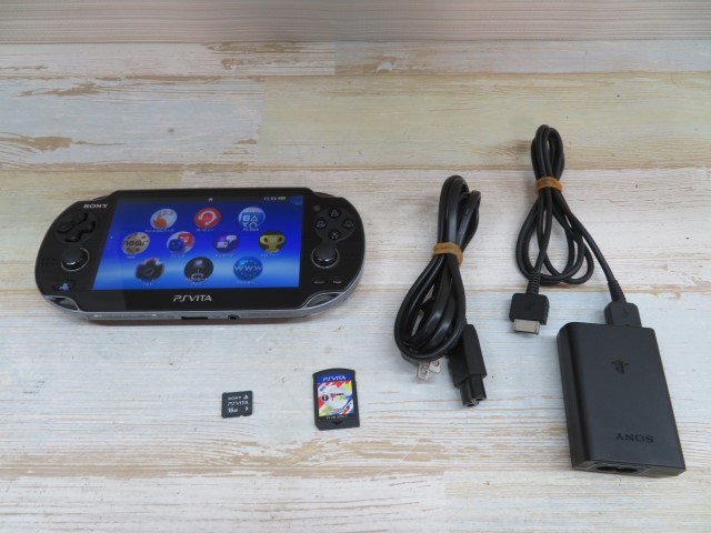 ソフト Sdカード付 Sony Pch 1000 ゲーム機器 クリスタルブラック Psvite Ver3 35 ソニー ビータ アダプター付 Ps Vita本体 売買されたオークション情報 Yahooの商品情報をアーカイブ公開 オークファン Aucfan Com
