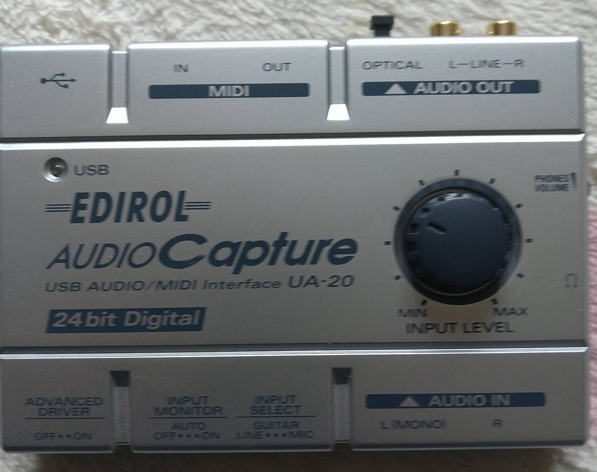 EDIROL AUDIO Capture UA-20_1