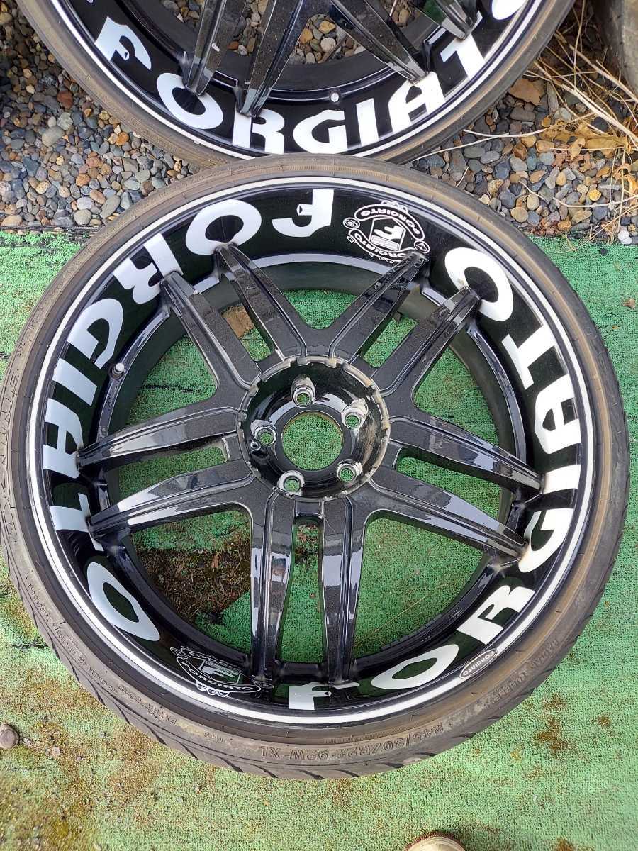 FORGIATOフォージアート22インチホイール 9j ET35 4本セット 中古