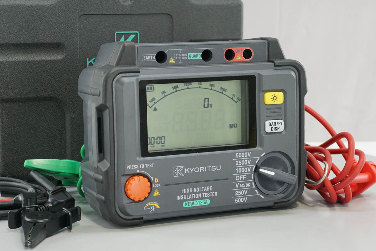 セール，限定SALE DW KYORITSU KEW 3125A HIGH VOLTAGE INSULATION TESTER ST02601-0001(その他)｜売買されたオークション情報、yahooの商品情報をアーカイブ公開 - オークファン その他