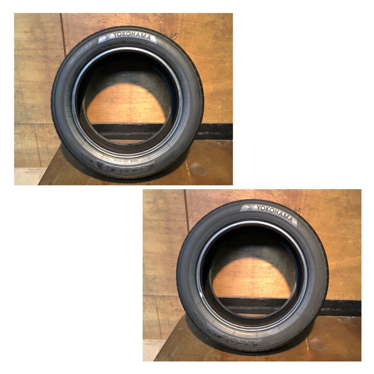 在庫処分 215/55R17 ヨコハマ ECOS ES31 18年製【038B1718Y2】着払い